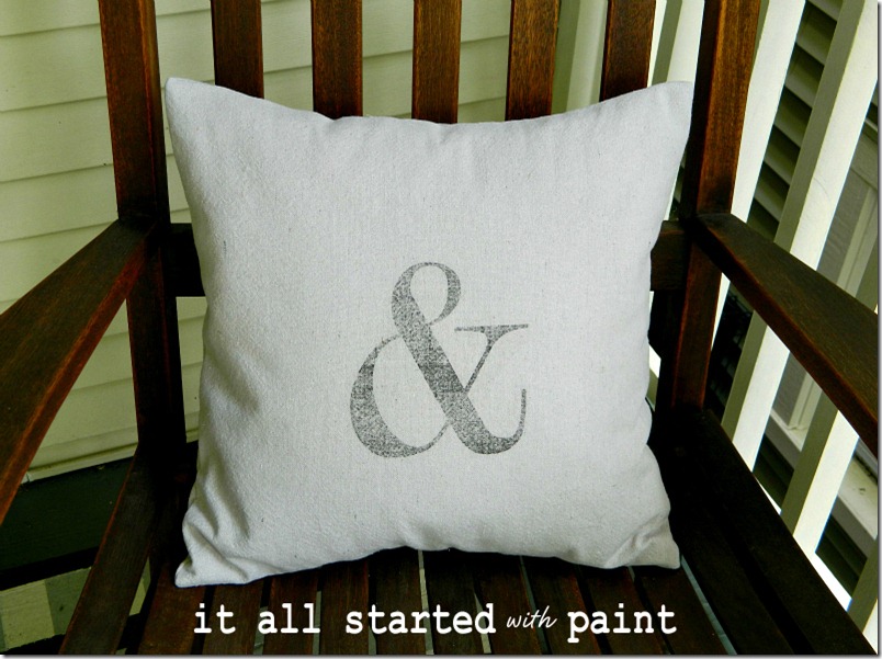 ampersand-pillow