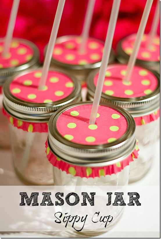 DIY Mason Jar Cup with Straw