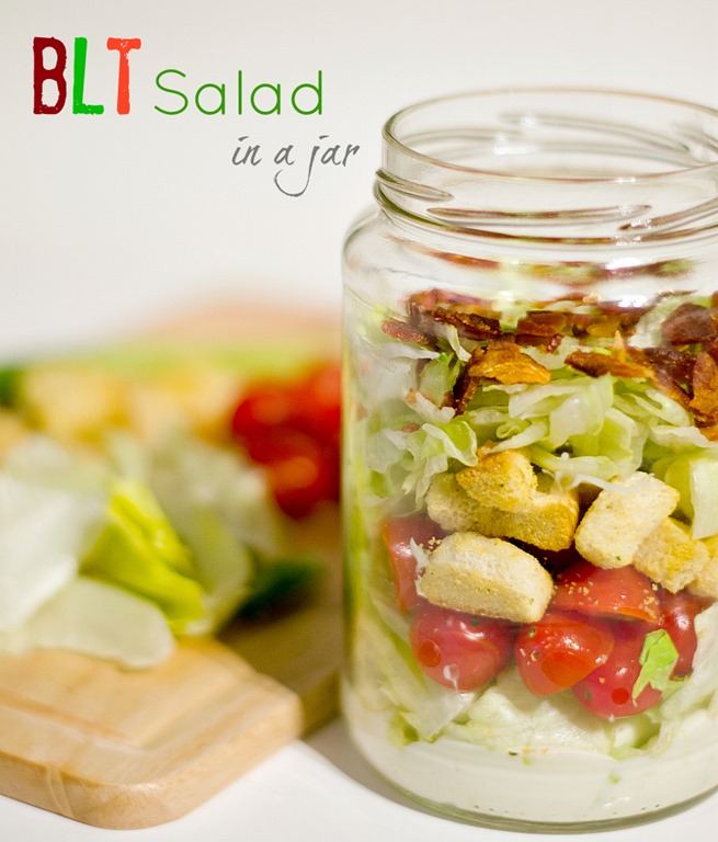 Buffalo Chicken Mason Jar Salads Recipe