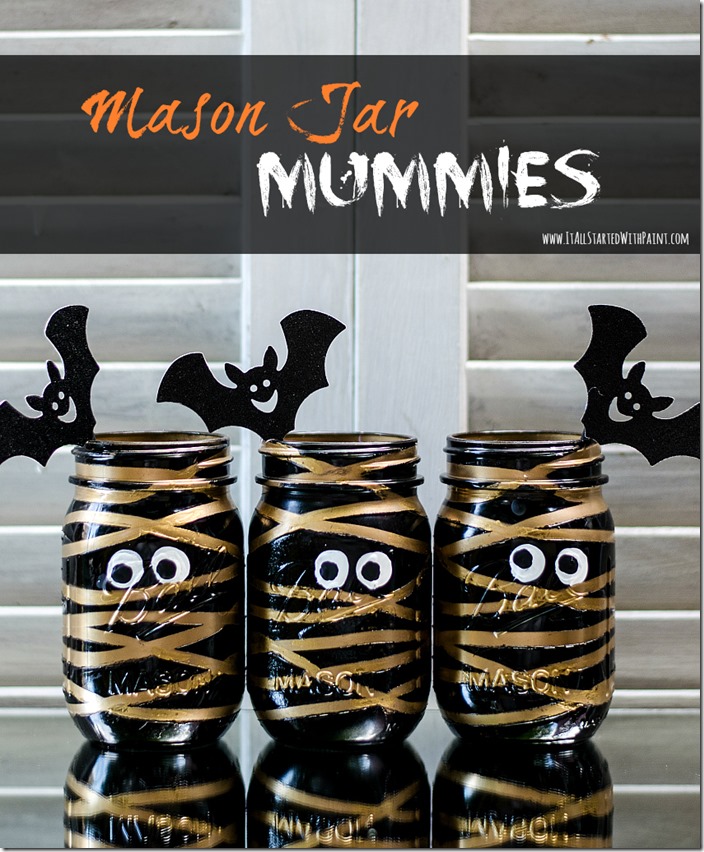 Spooky Cute Halloween Mason Jar Craft