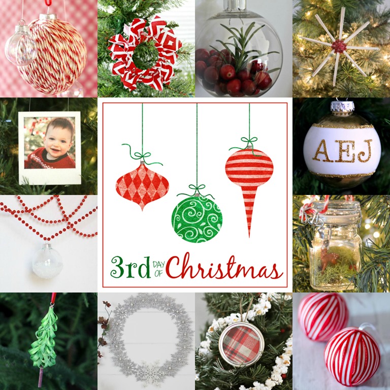 25 DIY Christmas Ornaments to Make This Year - Crazy Little Projects