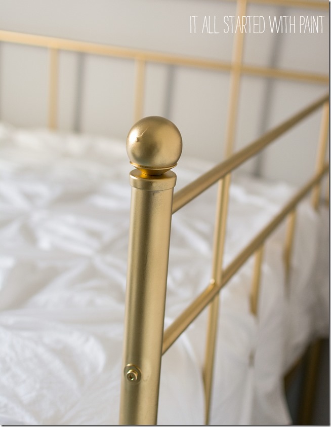 DIY Before and After :: Brass Bed Frame Makeover — Anna Osgoodby