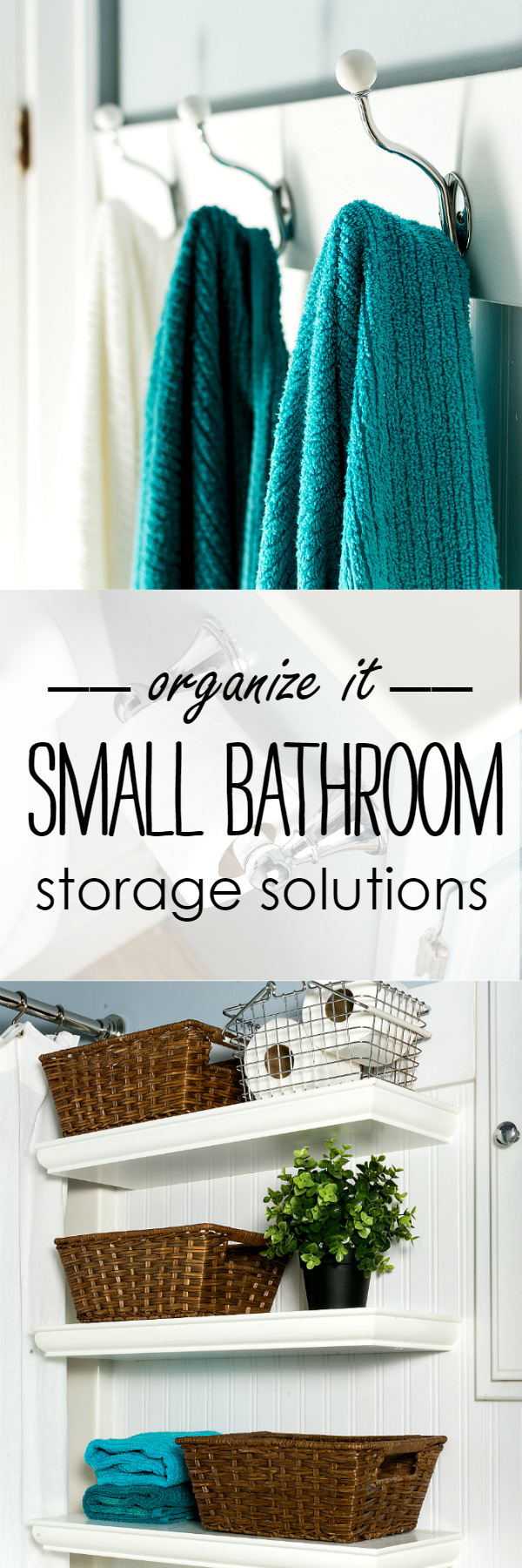 Small Bathroom Organization & Makeover - It All Started With Paint