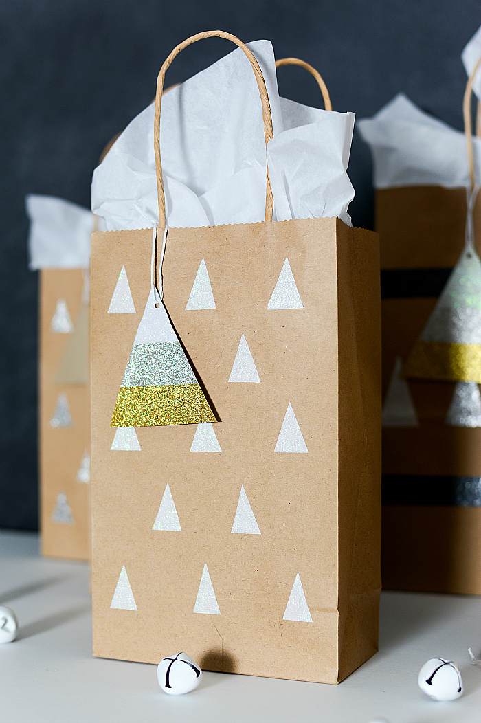 Homemade Holiday Gift Bags and Tags - It All Started With Paint
