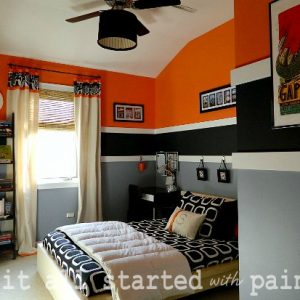 Orange Black And White Bedroom Archives It All Started