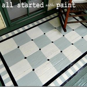 Porch Rug Painted