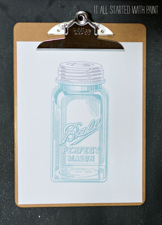 Printable Mason Jar