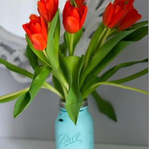 mason jar vase