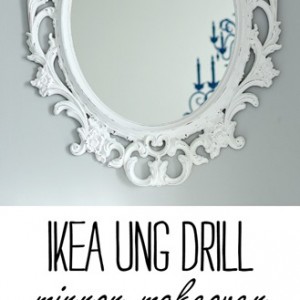 Ikea Ung Drill Mirror Makeover Jpg It All Started With Paint