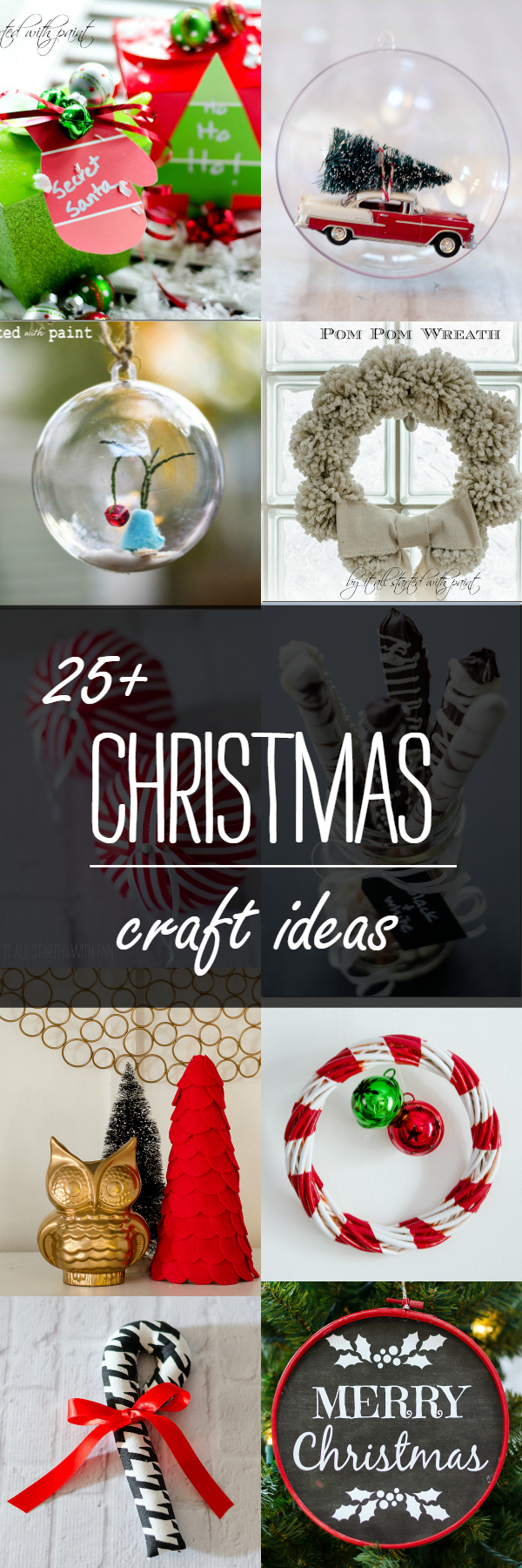 Christmas Craft Ideas - It All Started With Paint