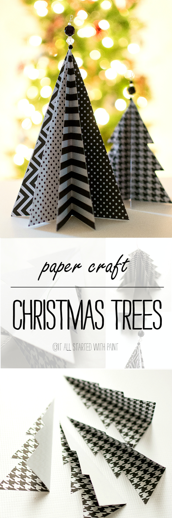 Christmas Craft Paper Trees  It All Started With Paint