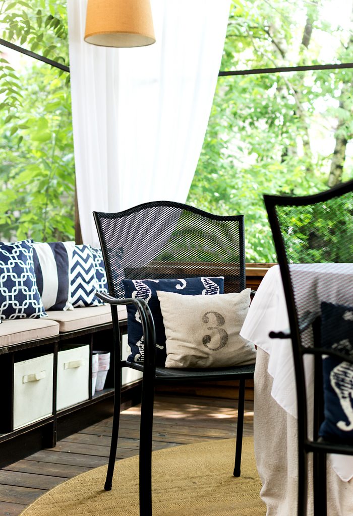 Screen Porch Decorating Inspiration - It All Started With Paint