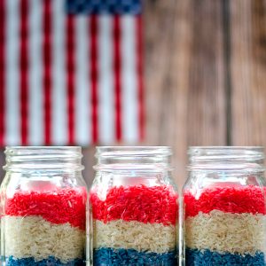 Red White Blue Craft for Fourth of July