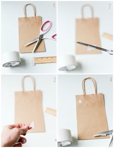 Homemade Holiday Gift Bags and Tags - It All Started With Paint