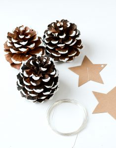 Pine Cone Christmas Tree Place Card Holders - It All Started With Paint