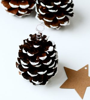 Pine Cone Christmas Tree Place Card Holders - It All Started With Paint