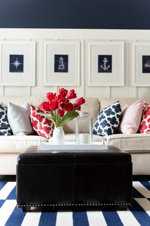 Red White Blue Americana Summer Decor - It All Started With Paint