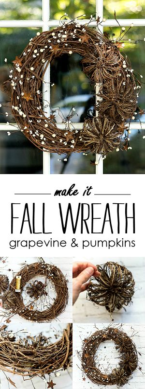 Easy Fall Wreath DIY - It All Started With Paint