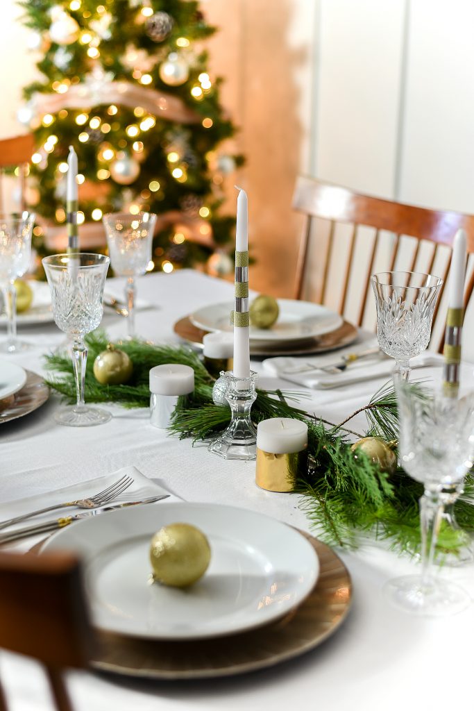 Duck Tape Candle Holiday Centerpiece - It All Started With Paint