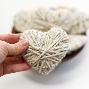 Valentine Craft with Yarn