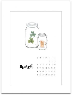 March Calendar Page Printable - It All Started With Paint