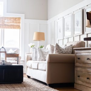 Neutral and Gray Living Room