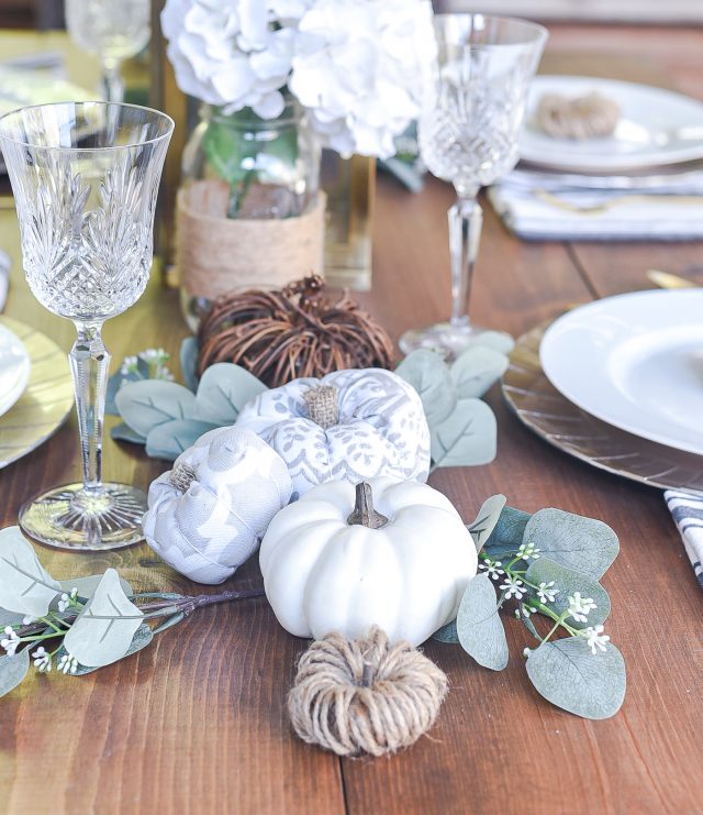 Fall Table Setting in Gray, White, Jute, Neutral - It All Started With ...