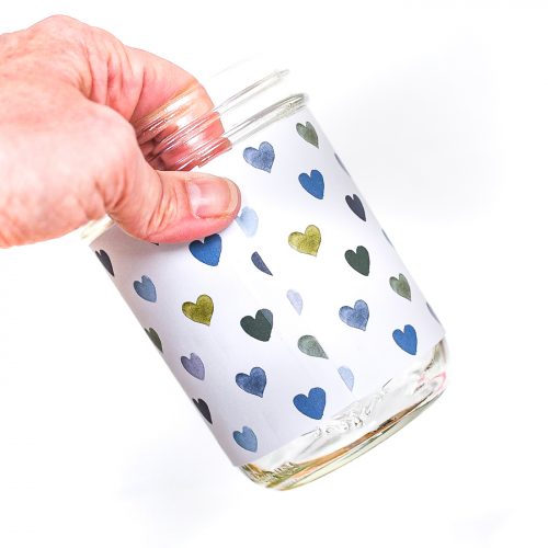 Heart Cut Out Mason Jar Votive - It All Started With Paint