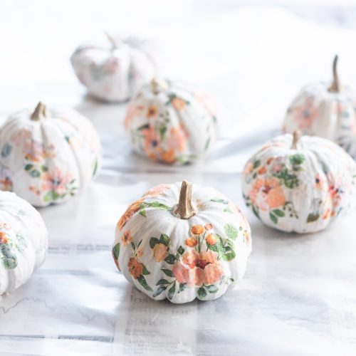 Decoupage Pumpkin Craft - It All Started With Paint