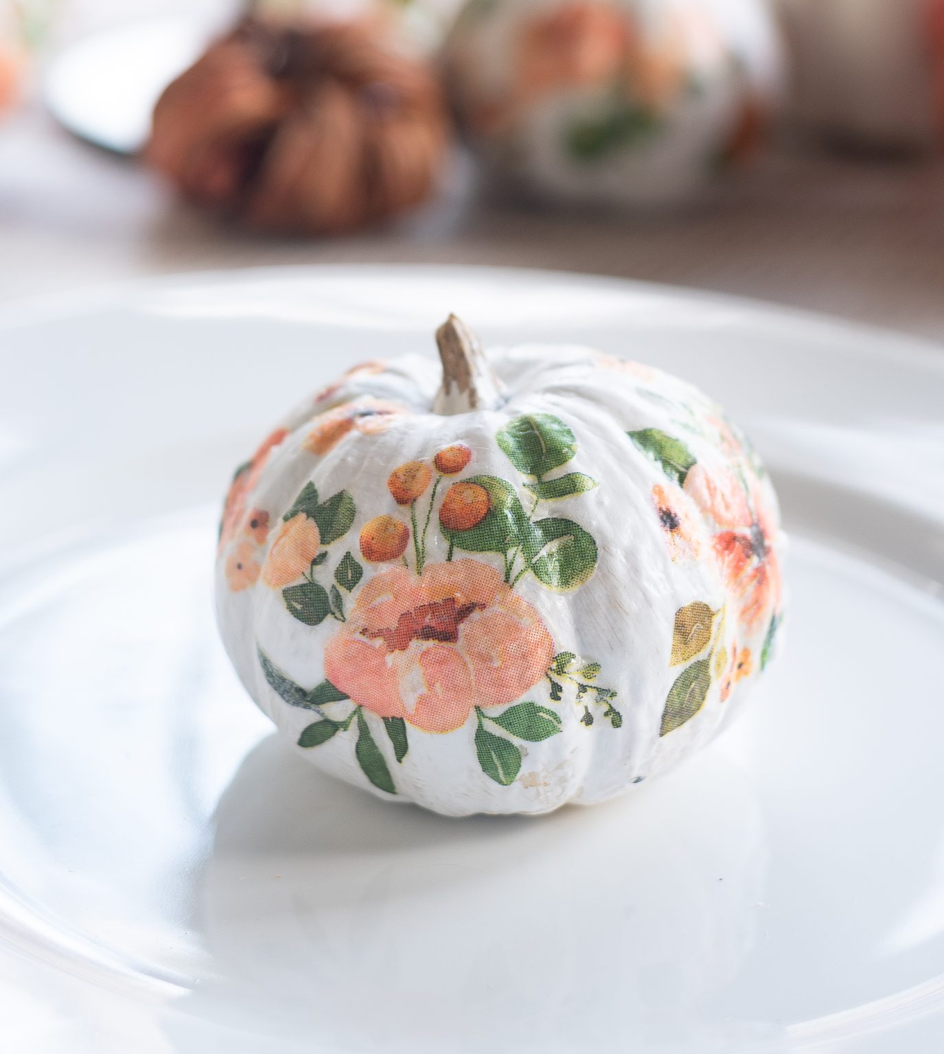 Decoupage Pumpkin Craft   It All Started With Paint